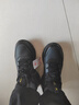 喬丹馳雨跑步鞋男運(yùn)動(dòng)鞋秋冬新款皮面革面防水減震軟底輕便跑鞋 黑色/金色 42 曬單實(shí)拍圖