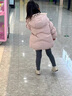 G.DUCKKIDS小黃鴨女童羽絨服中長款冬季2025新款兒童白鴨絨外套女寶寶冬裝 暗粉 90 建議80-90cm1歲半-2歲 曬單實拍圖