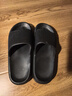 卡帝樂(lè )鱷魚(yú)拖鞋男士踩屎感涼拖鞋軟底家居浴室涼拖鞋子 男 0294 黑色 42-43 曬單實(shí)拍圖