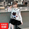 女童背心秋季外穿2025年洋氣小女孩馬甲毛線(xiàn)衣兒童套頭針織春秋款 杏色 【秒發(fā)京東】 150 曬單實(shí)拍圖