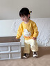優(yōu)奇兒童套裝秋裝2025新款寶寶分體上衣褲子嬰幼兒衛(wèi)衣兩件套外穿衣服 可愛小鴨 80 曬單實拍圖