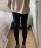 菇娘家黑色打底褲女秋冬季保暖連褲襪顯瘦防勾絲高腰可外穿加絨大碼 曬單實(shí)拍圖