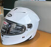 BELL頭盔LITHIUM鋰雙鏡片摩托車(chē)頭盔貝爾仿賽街盔摩旅亞洲頭型全盔 經(jīng)典白 M（建議54cm-55cm） 曬單實(shí)拍圖