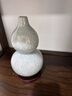 春生秋收高端品質(zhì)鈞瓷擺件葫蘆擺件創(chuàng  )意家居客廳玄關(guān)電視柜辦公室瓷器裝飾 白冰葫蘆瓶【木底座】 曬單實(shí)拍圖