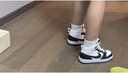 耐克（NIKE）耐克酷菠蘿大童平底運(yùn)動(dòng)鞋冬季男女童中幫板鞋NIKE COURT CD7782 曬單實(shí)拍圖
