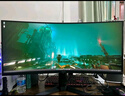 華碩VG34VQL3A 34英寸電競顯示器2K WQHD曲面帶魚(yú)屏 180Hz高刷 HDR400 125%sRGB廣色域HVA屏1ms 曬單實(shí)拍圖