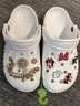 CROCS卡駱馳時(shí)尚金色五件套智必星鞋花鞋配件裝飾 時(shí)尚金色五件套 曬單實(shí)拍圖