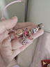 潘多拉（PANDORA）王者榮耀 x Pandora小喬桃花扇吊飾粉色浪漫diy設計女生串珠 曬單實(shí)拍圖