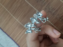 蝴蝶結鋯石女士耳釘在逃公主氣質(zhì)耳環(huán) 白鉆 曬單實(shí)拍圖