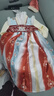 安妮優(yōu)兒（Anneyol）女童漢服秋冬裝加絨唐裝兒童新年裝加厚寶寶中國風(fēng)古裝超仙拜年服 紅色 120 曬單實(shí)拍圖