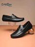 金利來（Goldlion）男鞋樂福鞋豆豆鞋輕便舒適套腳商務休閑鞋G567310469AAB黑色40 曬單實拍圖