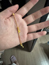周生生永系列 活動(dòng)小金環(huán)蝴蝶黃金手鏈足金少女心首飾50737B計價(jià) 17厘米 - 5.16克(含工費200元) 曬單實(shí)拍圖