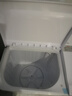榮事達（Royalstar）洗衣機半自動(dòng)波輪大容量小型雙杠雙桶家用宿舍租房洗脫分離 8.0K G 洗滌干凈 操作簡(jiǎn)單 曬單實(shí)拍圖