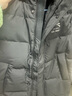 鴨鴨（YAYA）王一博同款冰殼零下20度羽絨服男女長款過膝極寒加厚保暖東北外套 青光黑【王一博力薦】 S 165/84A 曬單實(shí)拍圖