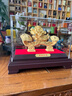 潤飾百財如意擺件絨沙金白菜客廳玄關(guān)裝飾品送朋友搬新家禮物開(kāi)業(yè)禮品 百財納福24*13*18.5CM 曬單實(shí)拍圖