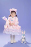 G.DUCKKIDS童裝洛麗塔公主裙女童連衣裙秋冬季加絨加厚玲娜貝兒生日禮服兒童 8818粉色洛麗塔【不加絨】 120 尺碼5~6歲【110-120cm】 曬單實(shí)拍圖