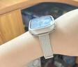 MSSM適用蘋(píng)果手表表帶Apple iwatch金屬小蠻腰磁吸扣表帶不銹鋼麥穗款女士腕帶-星光色38/40/41mm 曬單實(shí)拍圖