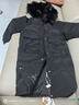 鴨鴨女童羽絨服新款洋氣中長款毛領中大童加厚極寒冬季兒童外套WJ 曬單實拍圖