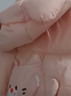 巴拉巴拉童裝兒童羽絨服寶寶2025新款冬季嬰兒輕薄外套男童女童上衣反季萌 粉色小貓 100 （充絨量42g） 曬單實(shí)拍圖