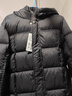 千仞崗秋冬反季羽絨服女士中長(cháng)款百搭時(shí)尚氣質(zhì)簡(jiǎn)約連帽保暖外套防寒服 典雅綠-無(wú)腰帶 M (165) 曬單實(shí)拍圖