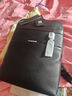 新秀麗（Samsonite）電腦包上新牛皮男包男士雙肩包時(shí)尚背包黑色/咖色14英寸BC9*09010 曬單實(shí)拍圖