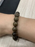 熙鴛老料天然金絲楠木手串男士收藏級文玩木制盤(pán)玩手鏈女款生日禮物 陰沉料-金絲楠木【珠徑約12mm】 曬單實(shí)拍圖