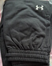 安德瑪（UNDERARMOUR） Icon男子高克重棉織寬松運動(dòng)休閑長(cháng)褲1386551 黑色001 XL 曬單實(shí)拍圖