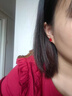 伊燦酒紅色四葉草絕美耳釘女通勤高級感耳環(huán)2025新款爆款氣質(zhì)耳飾 酒紅色四葉草耳釘 曬單實(shí)拍圖