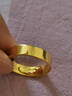 金至尊（3DG Jewellery）黃金戒指光面活口999足金戒指結婚三金男女款生日禮物計價(jià) 男款-金重6.82克（以實(shí)際克重多退少補） 曬單實(shí)拍圖
