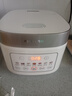 九陽(yáng)（Joyoung）電飯煲3L家用0涂層電飯鍋316L不銹鋼內膽微壓煮飯鍋2-3人智能預約煲湯精致飯煲 杏仁白 3L 30F335L【316L0涂層】 曬單實(shí)拍圖