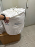 康爾馨希爾頓羽絨床墊床褥子  五星級酒店白鵝絨床保護墊  雙人 1.8米 曬單實(shí)拍圖