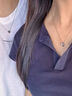 Vana【環(huán)環(huán)相扣】銀情侶項鏈一對男女生日禮物送男女朋友老婆星環(huán)情侶項鏈【精美禮盒】 曬單實(shí)拍圖