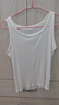 貓人（MiiOW）白色吊帶背心女可外穿洋氣女士?jì)纫滦蓍e百搭秋冬季基礎打底背心女 曬單實(shí)拍圖