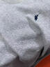 POLO SPORT保羅馬標衛衣男士純色棉長(cháng)袖t恤圓領(lǐng)秋款經(jīng)典刺繡寬松休閑打底衫 麻灰 L 建議110-135斤 曬單實(shí)拍圖