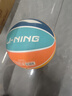 李寧（LI-NING）籃球兒童5號比賽室內外耐磨水泥地幼兒小學(xué)生青少年戶(hù)外橡膠五號 曬單實(shí)拍圖