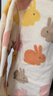 戴維貝拉（DAVE＆BELLA）兒童搖粒絨外套女童上衣洋氣寶寶衣服休閑男童外衣秋裝2025新款 小兔印花【現貨】 90 cm（建議身高80-90cm） 曬單實(shí)拍圖