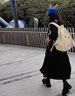 CEENIU連衣裙女裝2025年秋季新款高級感減齡小個子早秋氛圍感穿搭一整套 針織披肩+背心+百褶裙【三件套】 M 【建議96-108斤】 曬單實拍圖