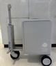 babycare智能電動(dòng)行李箱寶寶輕便遛娃神器可登機可坐可騎 周歲禮物 柔霧紫 曬單實(shí)拍圖