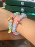 卡卡曼兒童生日禮物女孩玩具diy手工串珠禮盒8-12歲7-14歲高檔首飾套裝 榮耀款首飾盒-18色900珠-禮袋 曬單實(shí)拍圖
