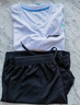 李寧（LI-NING）短袖運動(dòng)套裝羽毛球服比賽訓練套裝男女款速干短袖短褲服裝兩件套 AATV013 套裝【標準白】男女同款 XL (180) 適合140-160斤 曬單實(shí)拍圖