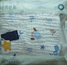 十月結晶嬰兒浴巾包邊紗布兒童浴巾洗澡巾新生兒大毛巾 海洋精靈110*110 曬單實(shí)拍圖