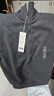 優(yōu)衣庫合作款男裝女裝絨面針織半拉鏈套頭衫長(cháng)袖25秋冬新款479849 08 深灰色 M /170/92A 曬單實(shí)拍圖