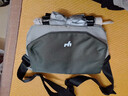 我潮男士斜挎包2025新款單肩包小挎包運動(dòng)機能騎行背包休閑通勤包男包 綠灰色 曬單實(shí)拍圖