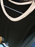 森馬（Semir）長(cháng)袖T恤女短款撞色打底衫簡(jiǎn)約風(fēng)秋季假兩件修身衣服101524101005 曬單實(shí)拍圖