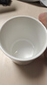 炊大皇陶瓷杯馬克杯茶杯 經(jīng)典黑白泡茶杯咖啡杯早餐杯果汁水杯白色420ml 曬單實(shí)拍圖