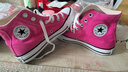 匡威（Converse）官方 All Star男女高幫帆布鞋西瓜紅玫紅色A08136C A08136C 36.5 曬單實(shí)拍圖