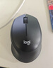 羅技（Logitech）M330 靜音鼠標 無(wú)線(xiàn)鼠標 辦公鼠標 右手鼠標 帶無(wú)線(xiàn)微型接收器 黑色 曬單實(shí)拍圖