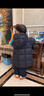jnby by JNBY江南布衣童裝中長(cháng)款鵝絨服冬男女童1OAC10710 001/本黑 100cm 曬單實(shí)拍圖