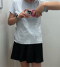 優(yōu)衣庫女裝打褶迷你裙褲/休閑短褲25秋冬新款480302 09 黑色 XL /165/76A 曬單實(shí)拍圖