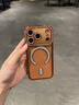 金恒適用iphone17promax手機殼帶鏡頭膜全包防摔保護套蘋(píng)果17promax輕奢高級感水鉆磁吸女款硅膠保護殼 【星宇橙】輕奢閃鉆-帶鏡頭膜-強磁吸附 iPhone 17 Pro Max 曬單實(shí)拍圖